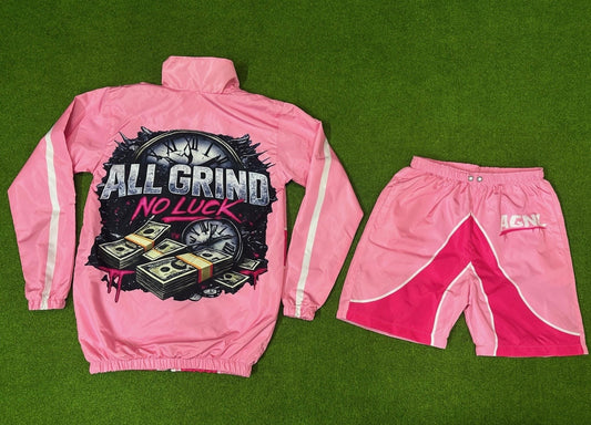 AGNL Pink Windbreaker Set