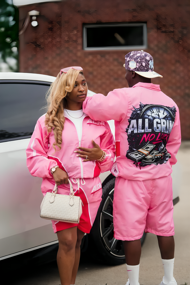 AGNL Pink Windbreaker Set